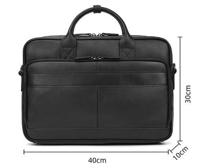 Texas Genuine Leather Executive Briefcase, Elegant Leather Bag for Business Professionals