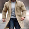 Modern Classic: Men's Wool Blend Coat for Everyday Wear