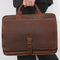 Premium Leather Laptop Bag for Everyday Use, Handmade Imported First Layer Cowhide Men's Casual Business Briefcase