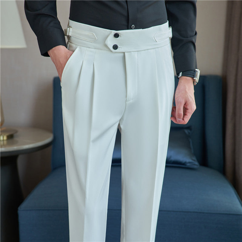 2024 Autumn Trend: Elevate Your Wardrobe with Naples High-Waist Suit Pants