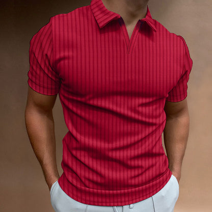 Stay Stylish and Comfortable with This Plain Slim Fit Leisure T-Shirt